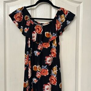 Floral western dress